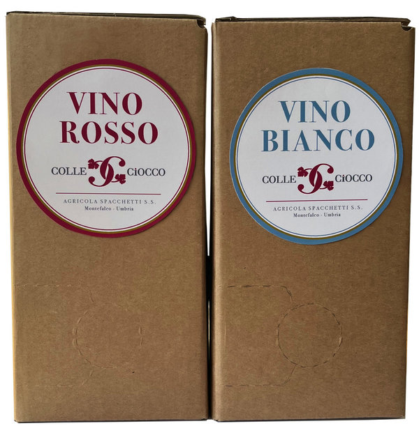 Selection Vino Rosso & Bianco 2x3L Bag-in-Box